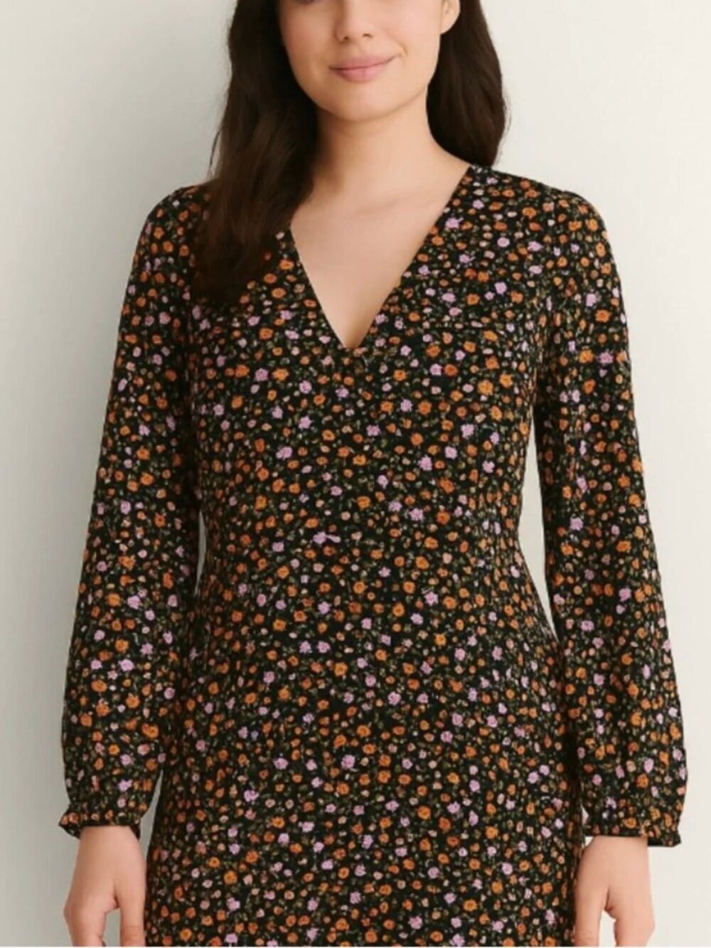 Zara Bishop Sleeve Sheath Mini Dress
